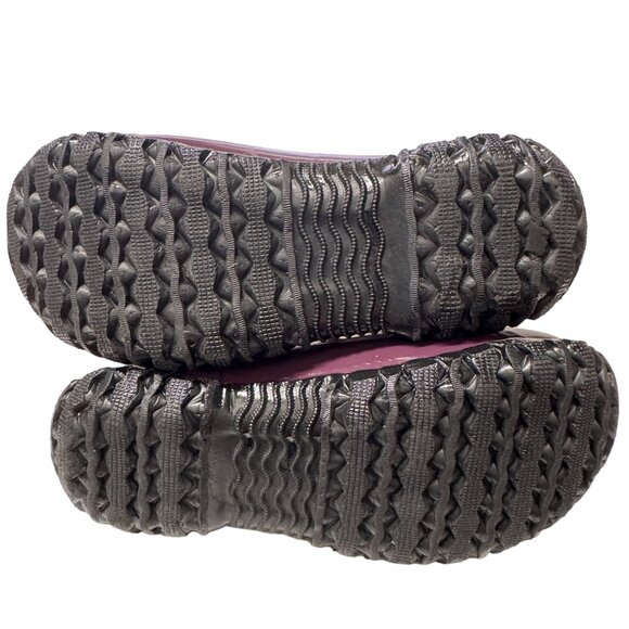 Bogs North Hampton Kaleidoscope Girls 13 Purple Rubber Waterproof Rain Boots - Picture 7 of 16